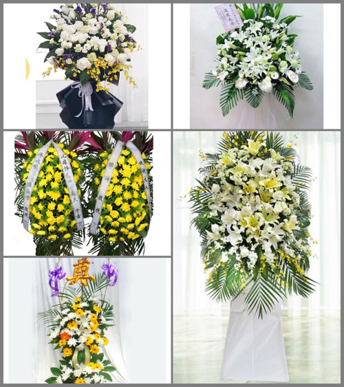福建宁德周宁县咸村镇梅山村白事花篮预定
